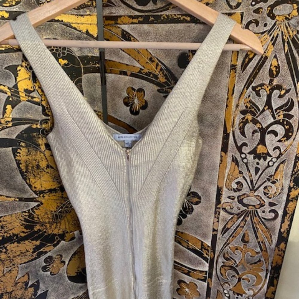 Gold Bodycon Cocktail Dress